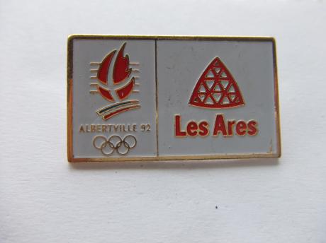 Olympische Spelen Albertville 1992 sponsor Les Ares